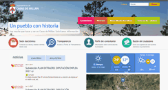 Desktop Screenshot of casasdemillan.es