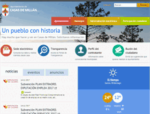 Tablet Screenshot of casasdemillan.es